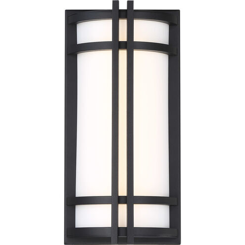 Skyscraper LED 12 inch Black Outdoor Wall Light 3500K 12in Exterior Modern Forms