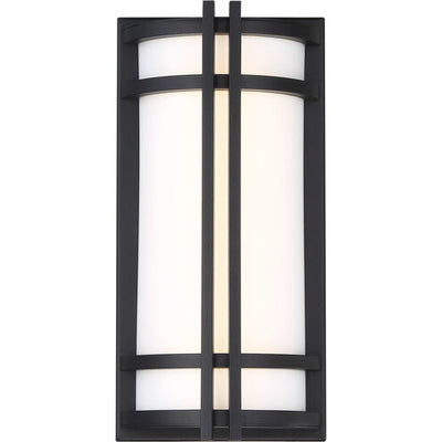 Skyscraper LED 12 inch Black Outdoor Wall Light 3500K 12in Exterior Modern Forms