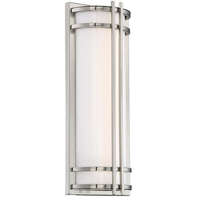 Skyscraper LED 18 inch Stainless Steel Outdoor Wall Light 3500K 18in Exterior Modern Forms