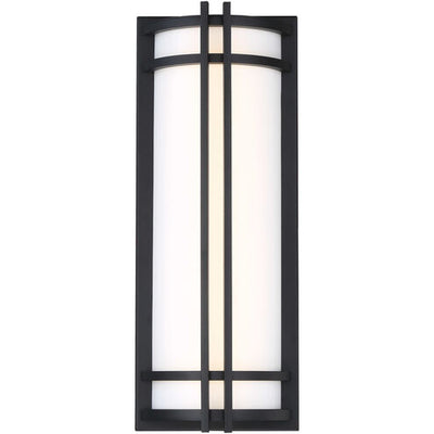 Skyscraper LED 18 inch Black Outdoor Wall Light 3500K 18in Exterior Modern Forms