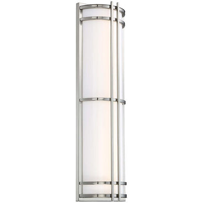 Skyscraper LED 27 inch Stainless Steel Outdoor Wall Light 2700K 27in Exterior Modern Forms