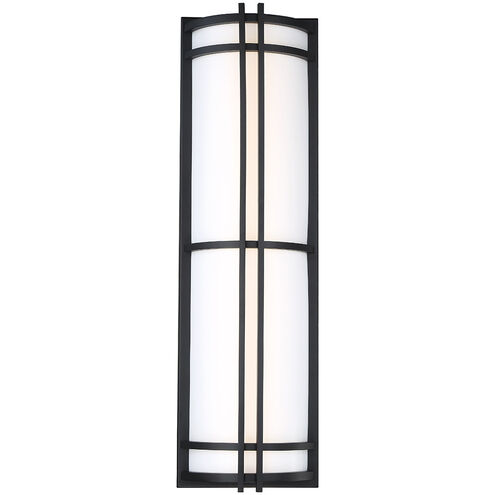 Skyscraper LED 27 inch Black Outdoor Wall Light 2700K 27in Exterior Modern Forms