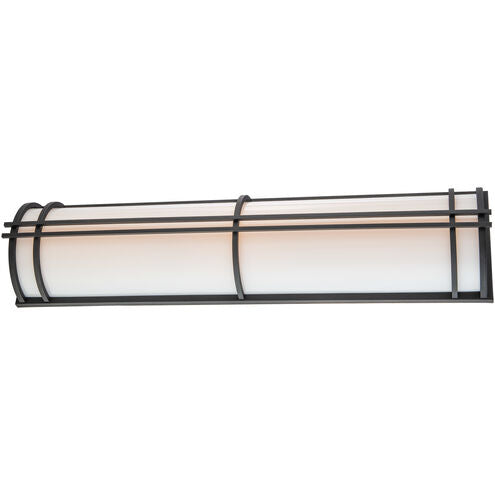 Skyscraper Outdoor Wall Light in 3000K 37in LED 37 inch Black Exterior Modern Forms