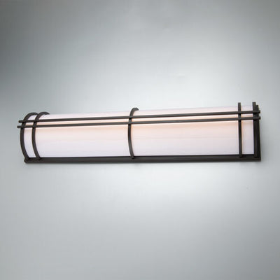 Skyscraper Outdoor Wall Light in 3000K 37in LED 37 inch Bronze Exterior Modern Forms
