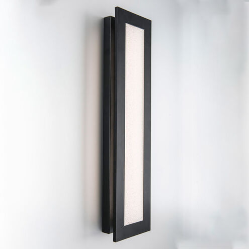Frost LED 28 inch Black Outdoor Wall Light in 28in. Exterior Modern Forms