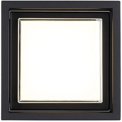 Framed LED 8 inch Black Outdoor Wall Light in 8in. Exterior Modern Forms
