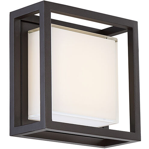 Framed LED 8 inch Bronze Outdoor Wall Light in 8in. Exterior Modern Forms