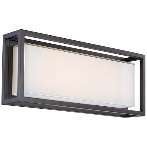 Framed LED 8 inch Bronze Outdoor Wall Light in 8in. Exterior Modern Forms