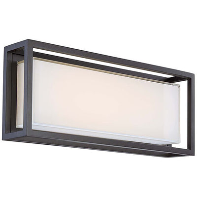 Framed LED 8 inch Bronze Outdoor Wall Light in 8in. Exterior Modern Forms