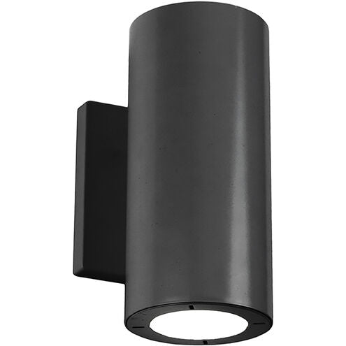 Vessel LED 8 inch Black Outdoor Wall Light in 2 2700K Exterior Modern Forms