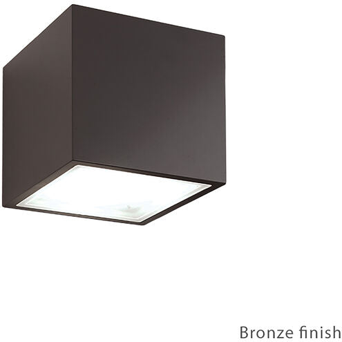 Bloc LED 6 inch Bronze Outdoor Wall Light in 1, 2700K Exterior Modern Forms