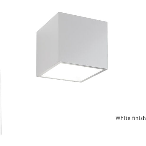 Bloc LED 6 inch White Outdoor Wall Light in 1, 2700K Exterior Modern Forms